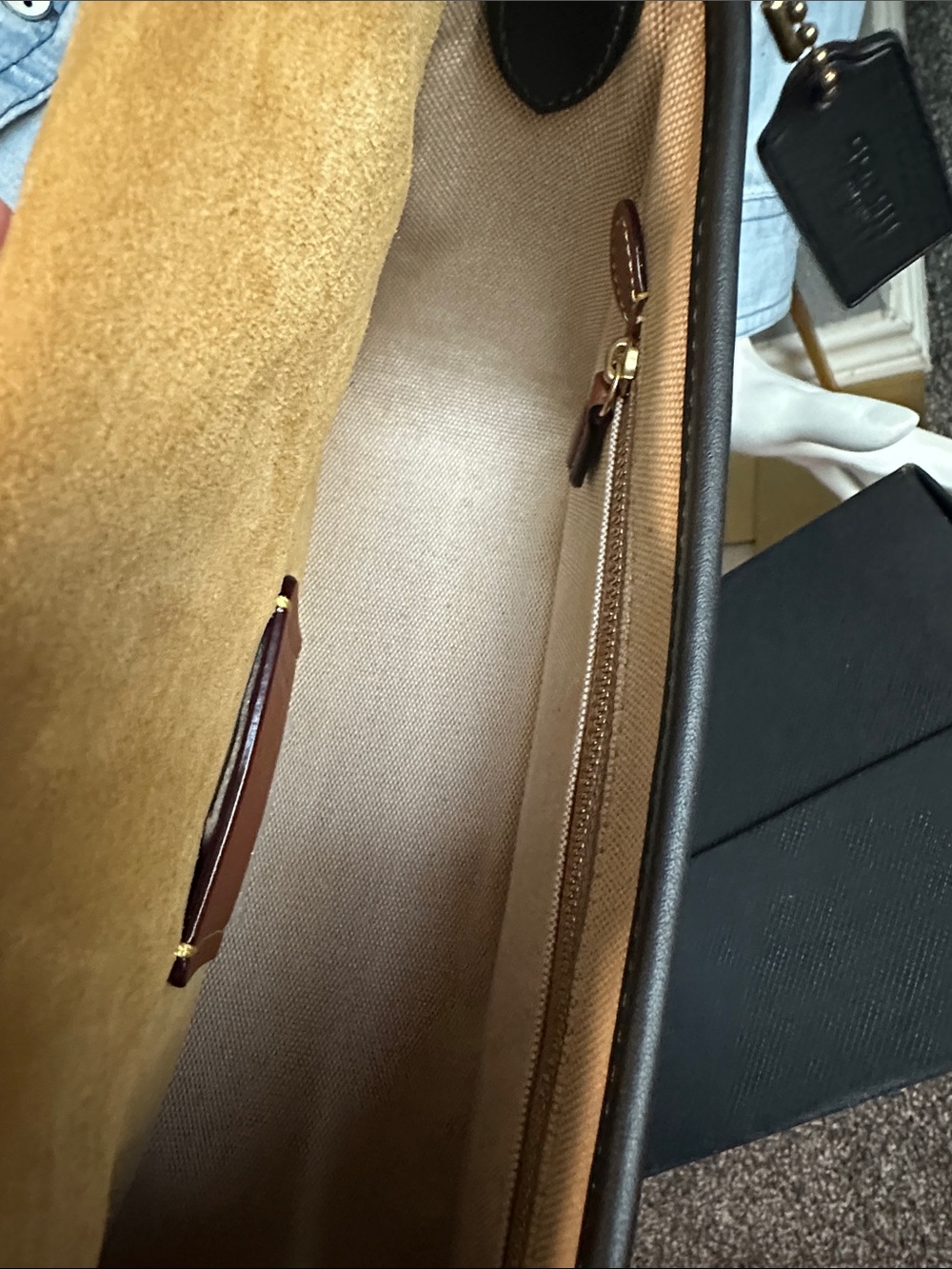 Coach Soft Tabby black crossbody with receipts and box 🖤🖤🖤 - Picture 12 of 14
